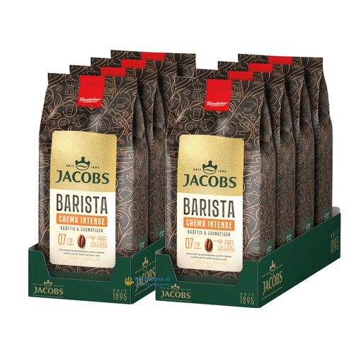 Jacobs koffie Jacobs Barista Crema intense beans 1 kg