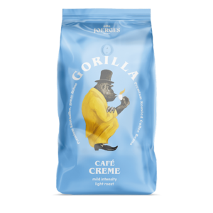 Joerges Gorilla koffie Gorilla Café Creme beans 1kg Joerges Gorilla koffie Gorilla Café Creme beans 1kg