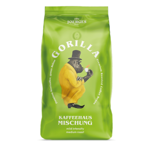 Gorilla Gorilla Kaffeehaus melange bonen 1kg Gorilla Gorilla Kaffeehaus melange bonen 1kg