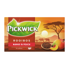 Pickwick Pickwick Rooibos Mango Perzik 20 stuks Pickwick Pickwick Rooibos Mango Perzik 20 stuks