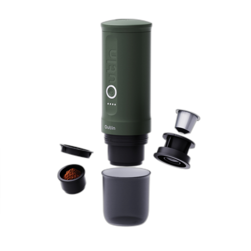 Outin Nano Draagbare Espressomachine Groen
