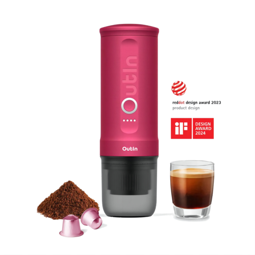 Nano Draagbare Espressomachine Rood