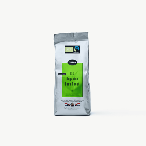 Tiktak  Tiktak Organica Dark Roast coffee beans 1 kg