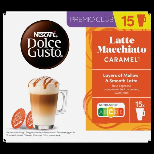 Dolce Gusto Dolce Gusto Latte Macchiato Caramel XL 30 (15+15) capsules Dolce Gusto Dolce Gusto Latte Macchiato Caramel XL 30 (15+15) capsules