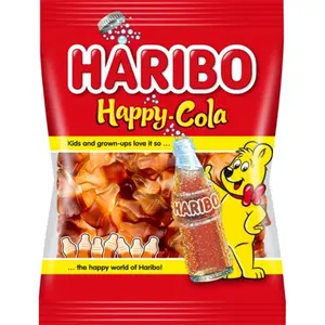 Haribo Happy cola flesjes 1kg THT 30-11-2026 Haribo Happy cola flesjes 1kg THT 30-11-2026