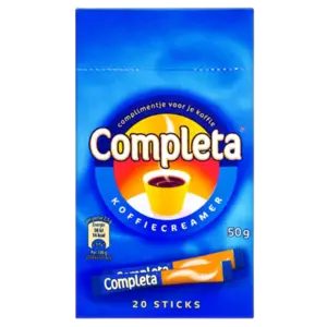 Friesche Vlag - Completa koffie creamer uit Nederland Completa coffee creamer 20 sticks Friesche Vlag - Completa koffie creamer uit Nederland Completa coffee creamer 20 sticks