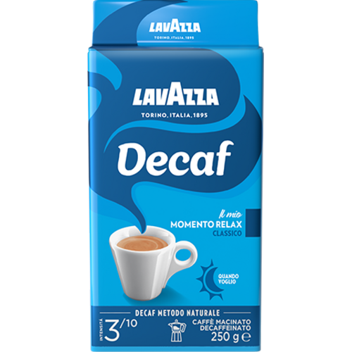 Lavazza Lavazza DeK classico gemalen 250 gram Lavazza Lavazza DeK classico gemalen 250 gram