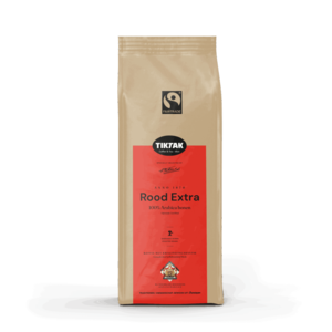 Tiktak Tiktak Rood snelfilter gemalen koffie 1 kg Tiktak Tiktak Rood snelfilter gemalen koffie 1 kg