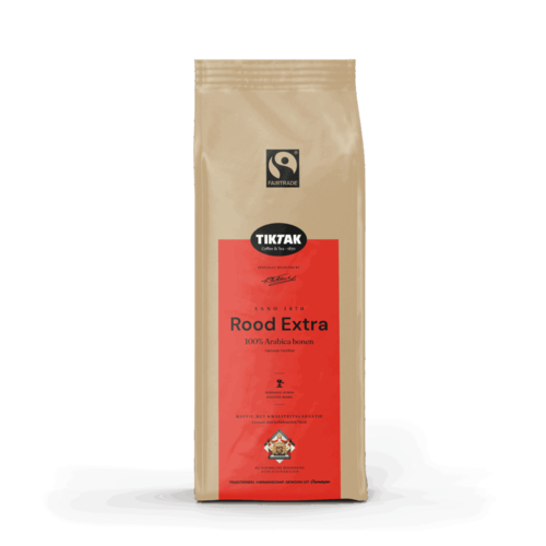Tiktak Tiktak Red standard quick filter ground coffee 1 kg Tiktak Tiktak Red standard quick filter ground coffee 1 kg