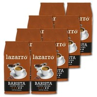 Lazarro Barista Caffe Crema beans 8 x 1 kg