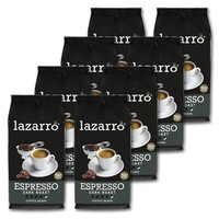 Lazarro Espresso Dark Roast bonen 8 x 1 kg