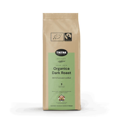 Tiktak  Tiktak Organica Dark Roast koffiebonen 1 kg