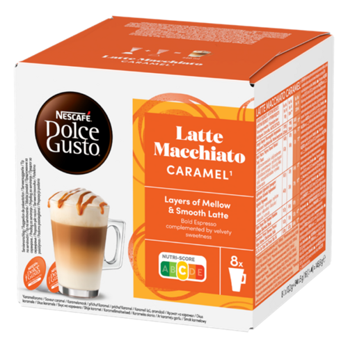Dolce Gusto Dolce Gusto Latte Macchiato caramel 16 cups (8+8) Dolce Gusto Dolce Gusto Latte Macchiato caramel 16 cups (8+8)