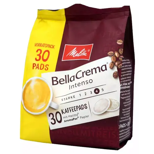 Melitta Melitta BellaCrema intenso 30 pads - Melitta Melitta BellaCrema intenso 30 pads -
