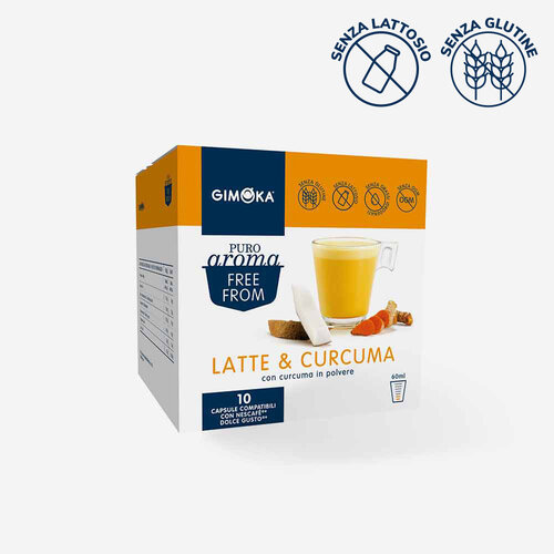 Gimoka Gimoka Dolce Gusto Kurkuma Latte 10 caps Gimoka Gimoka Dolce Gusto Kurkuma Latte 10 caps