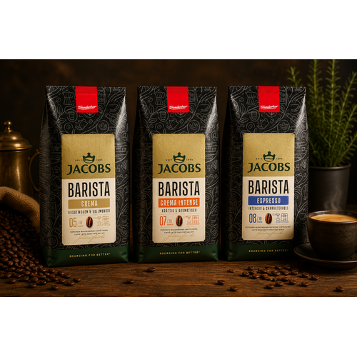 Jacobs koffie Jacobs Barista beans sample pack 3 x 1kg