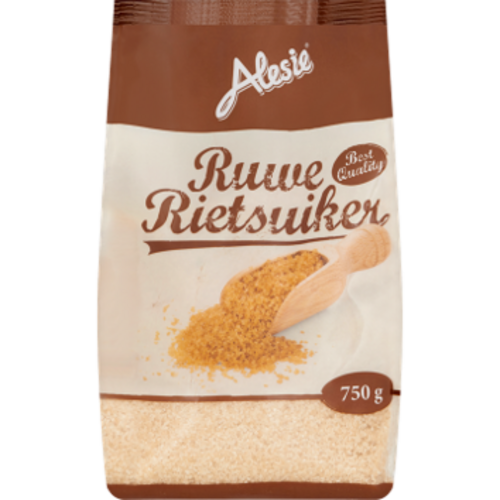 Alesie ruwe rietsuiker 750 g Alesie ruwe rietsuiker 750 g