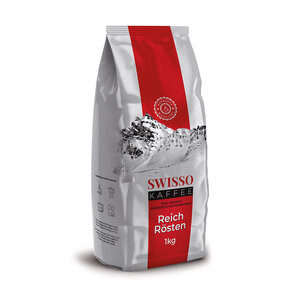 Swisso Swisso Kaffee Rich Roast Beans, 1 kg