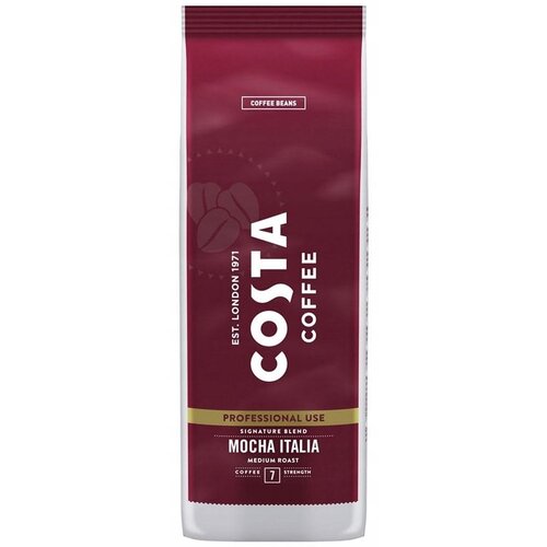 Costa Costa Professional Mocha italia dark roast bonen 1 kg THT 15-11-2026 Costa Costa Professional Mocha italia dark roast bonen 1 kg THT 15-11-2026