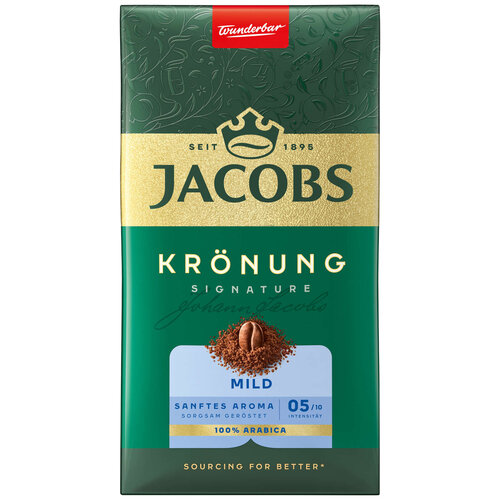 Jacobs koffie Jacobs Kronung Mild gemalen 500 gram THT 31-12-2026 Jacobs koffie Jacobs Kronung Mild gemalen 500 gram THT 31-12-2026