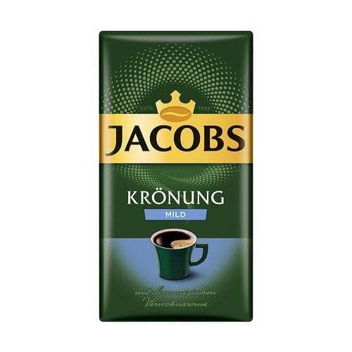 Jacobs koffie Jacobs Kronung Mild gemalen 500 gram THT 31-12-2026 Jacobs koffie Jacobs Kronung Mild gemalen 500 gram THT 31-12-2026