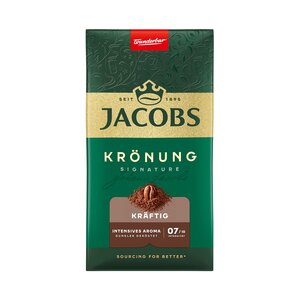 Jacobs koffie Jacobs Kronung Kraftig ground 500 grams BBD 30-11-2026