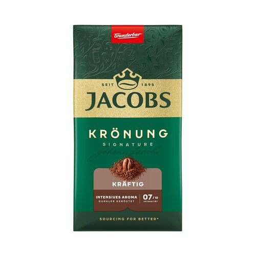 Jacobs koffie Jacobs Kronung Kraftig gemalen 500 gram THT 30-11-2026 Jacobs koffie Jacobs Kronung Kraftig gemalen 500 gram THT 30-11-2026