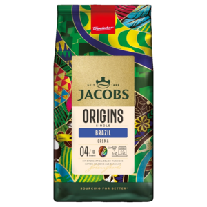 Jacobs koffie Jacobs Origins Brazil Coffee Beans 1kg BBD 31-12-2026