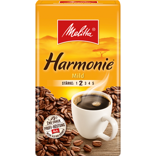 Melitta Melitta Harmonie Mild gemalen 500 gram THT 11-10-2026 Melitta Melitta Harmonie Mild gemalen 500 gram THT 11-10-2026