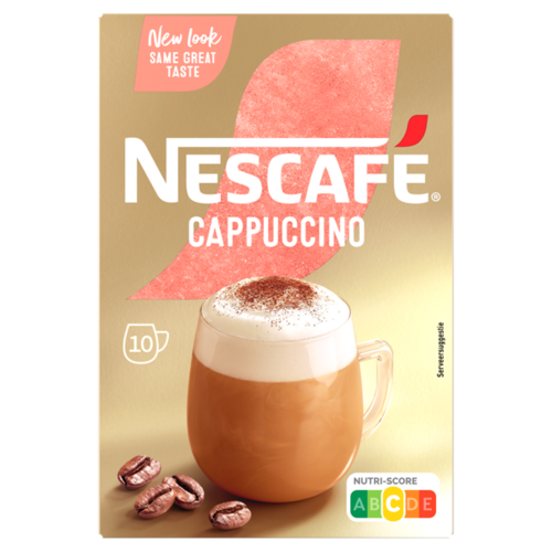 Nescafé koffie Nescafé Gold Cappuccino Classic - 10 sachets (125g) Nescafé koffie Nescafé Gold Cappuccino Classic - 10 sachets (125g)