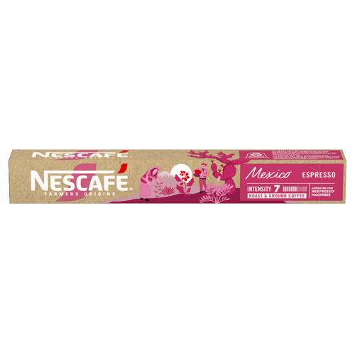 Nescafé koffie Nescafe Farmers Origins Mexico espresso capsules 10x - Nescafé koffie Nescafe Farmers Origins Mexico espresso capsules 10x -