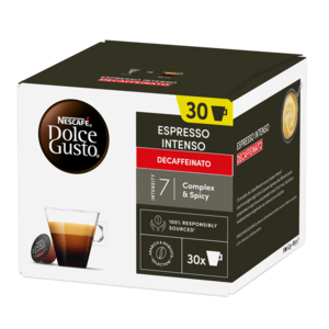 Dolce Gusto Dolce Gusto Espresso Intenso Decaffeinato XL – 30 capsules Dolce Gusto Dolce Gusto Espresso Intenso Decaffeinato XL – 30 capsules
