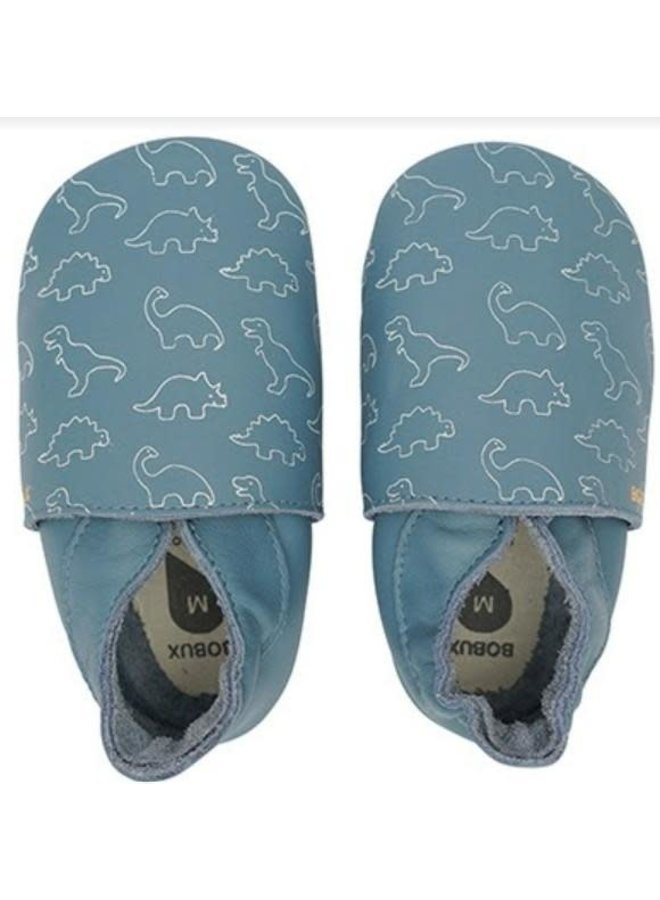 Slofjes Soft Soles - Dino Blue - Bobux