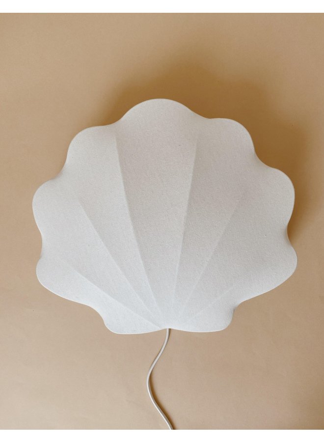 Fabric Lamp Clam - Off White - Konges Slojd