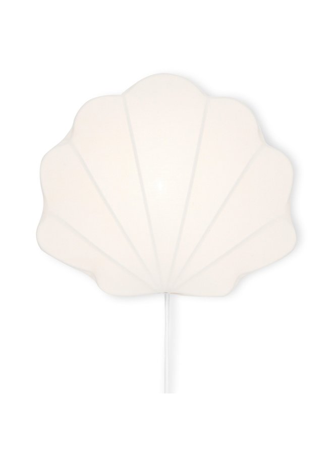 Fabric Lamp Clam - Off White - Konges Slojd