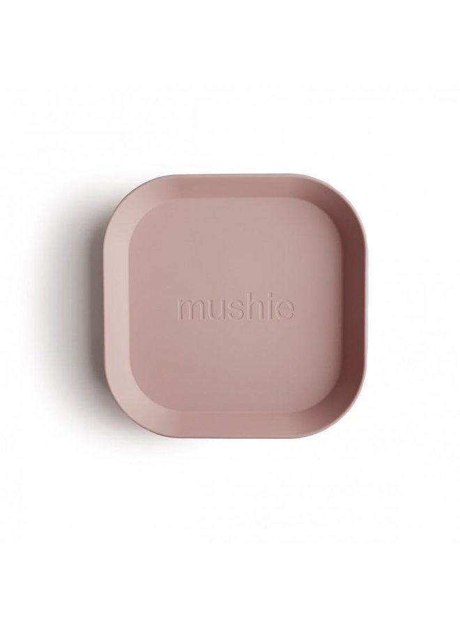 Set bordjes square - Blush - Mushie