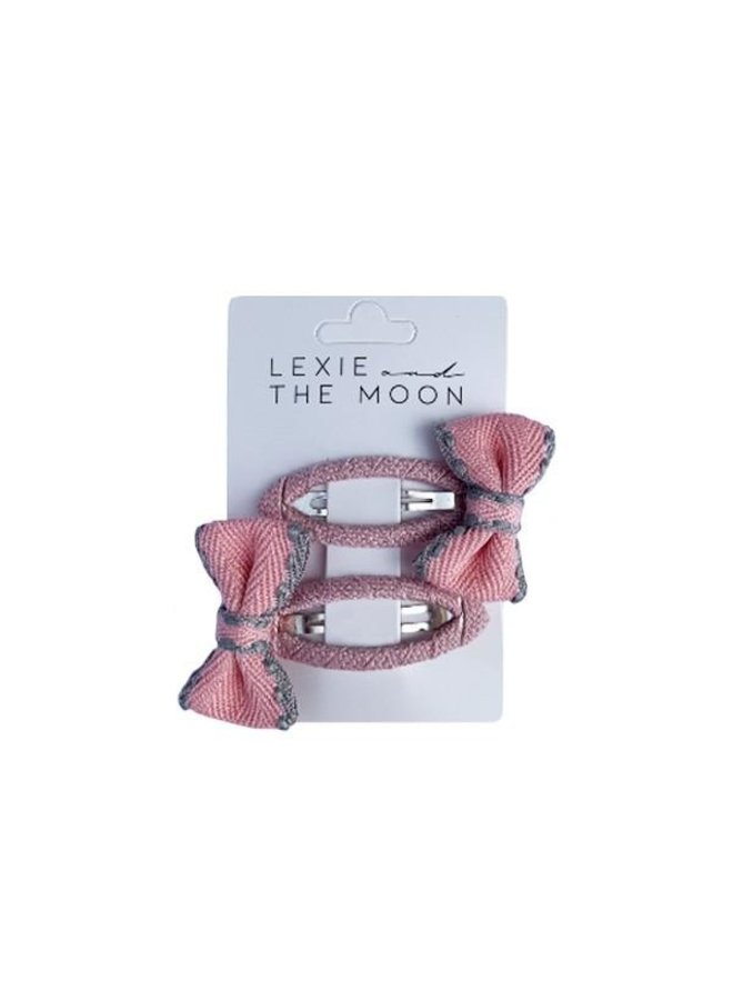 Haarspeldje Bow - Soft Pink - Lexie and The Moon