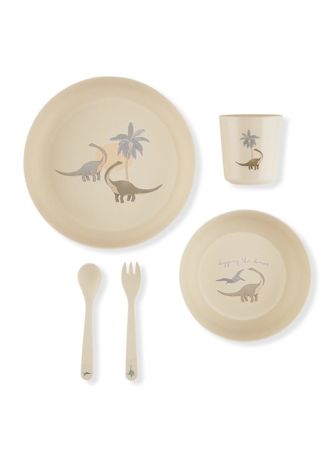 Dinner set - Dino - Konges Slojd