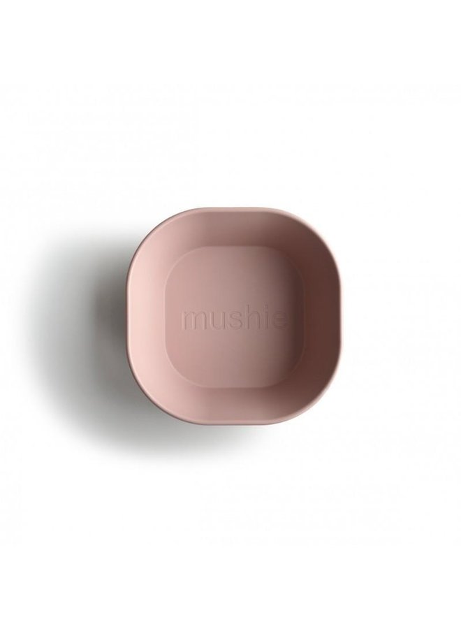 Set kommetjes square - Blush - Mushie