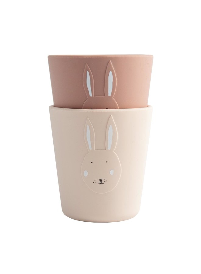 Silicone beker 2-pack - Mrs Rabbit - Trixie