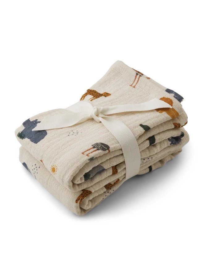 Lewis Tetradoek - 2p - Safari Sandy Mix - Liewood