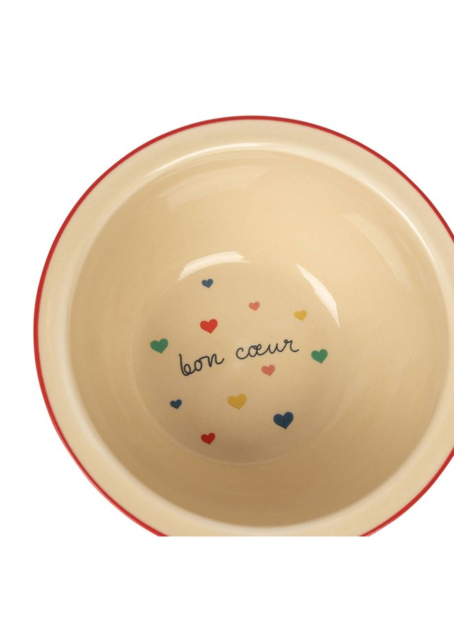 ceramic cup and bowl - bon coeur - konges slojd