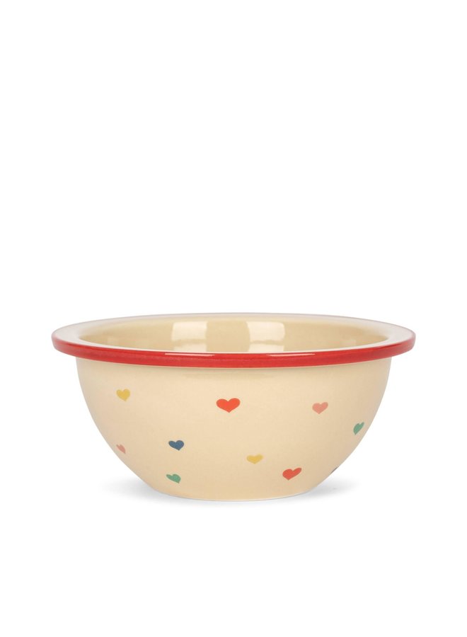 ceramic cup and bowl - bon coeur - konges slojd