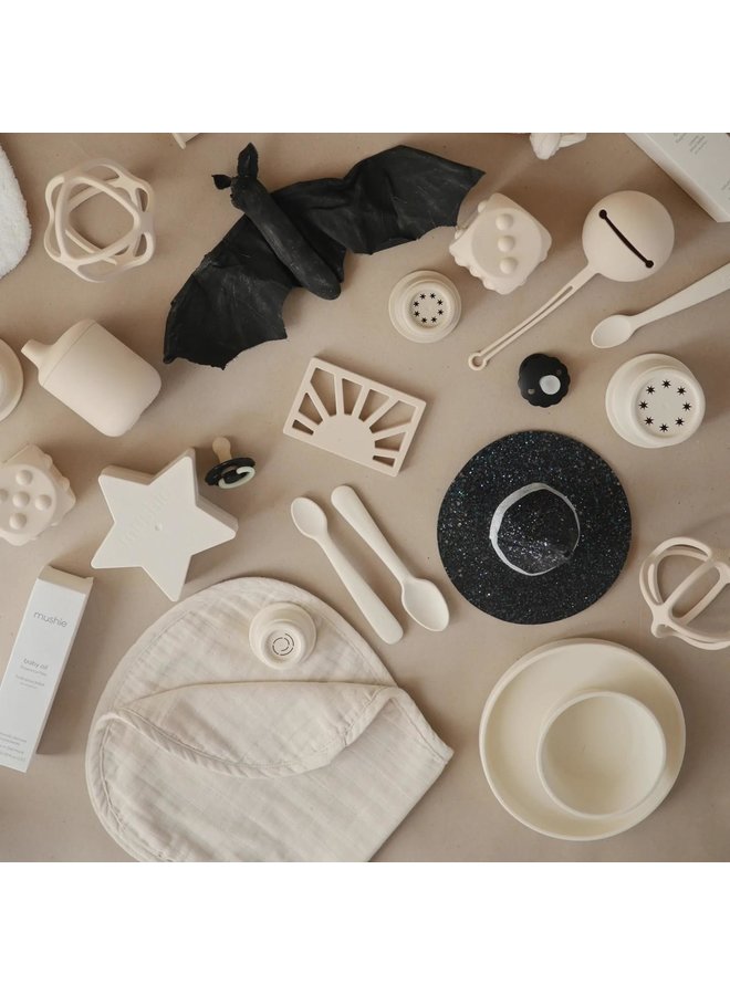 Siliconen kom met zuignap - Ivory - Mushie