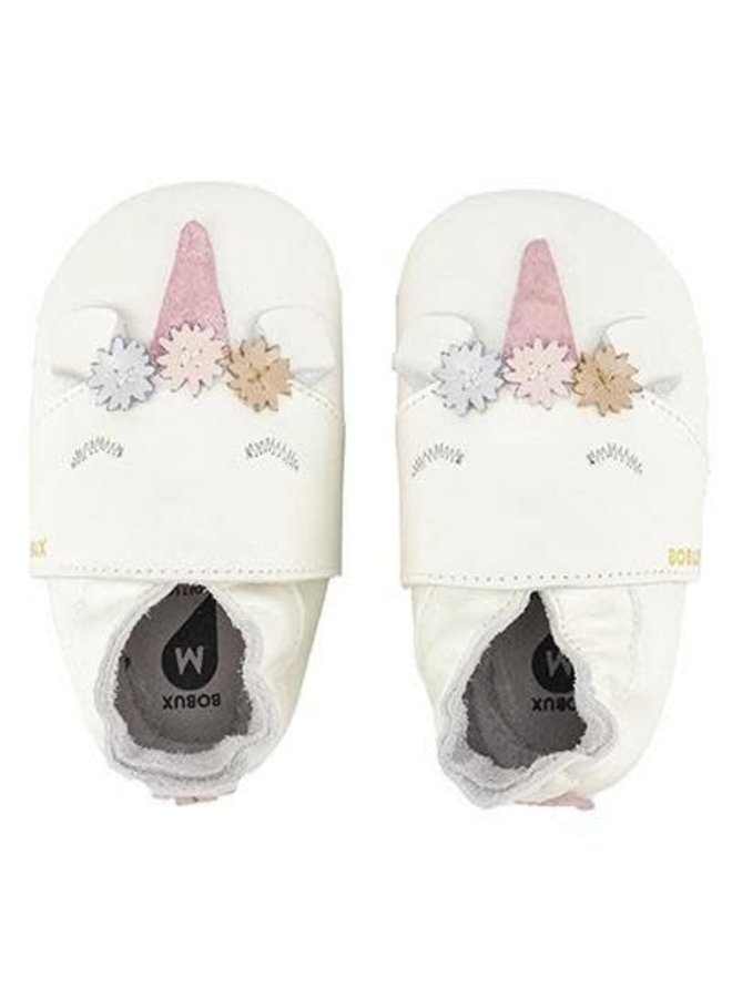 Slofjes Soft Soles - Dream Pearl Unicorn - Bobux