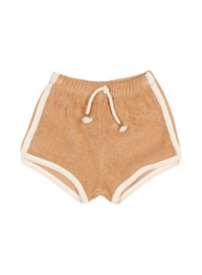 BB Terry Cloth Shorts - Caramel - Buho