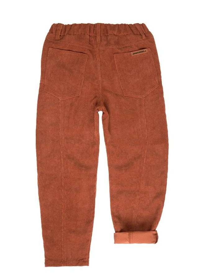 Rib Pants - Burlwood - Ammehoela