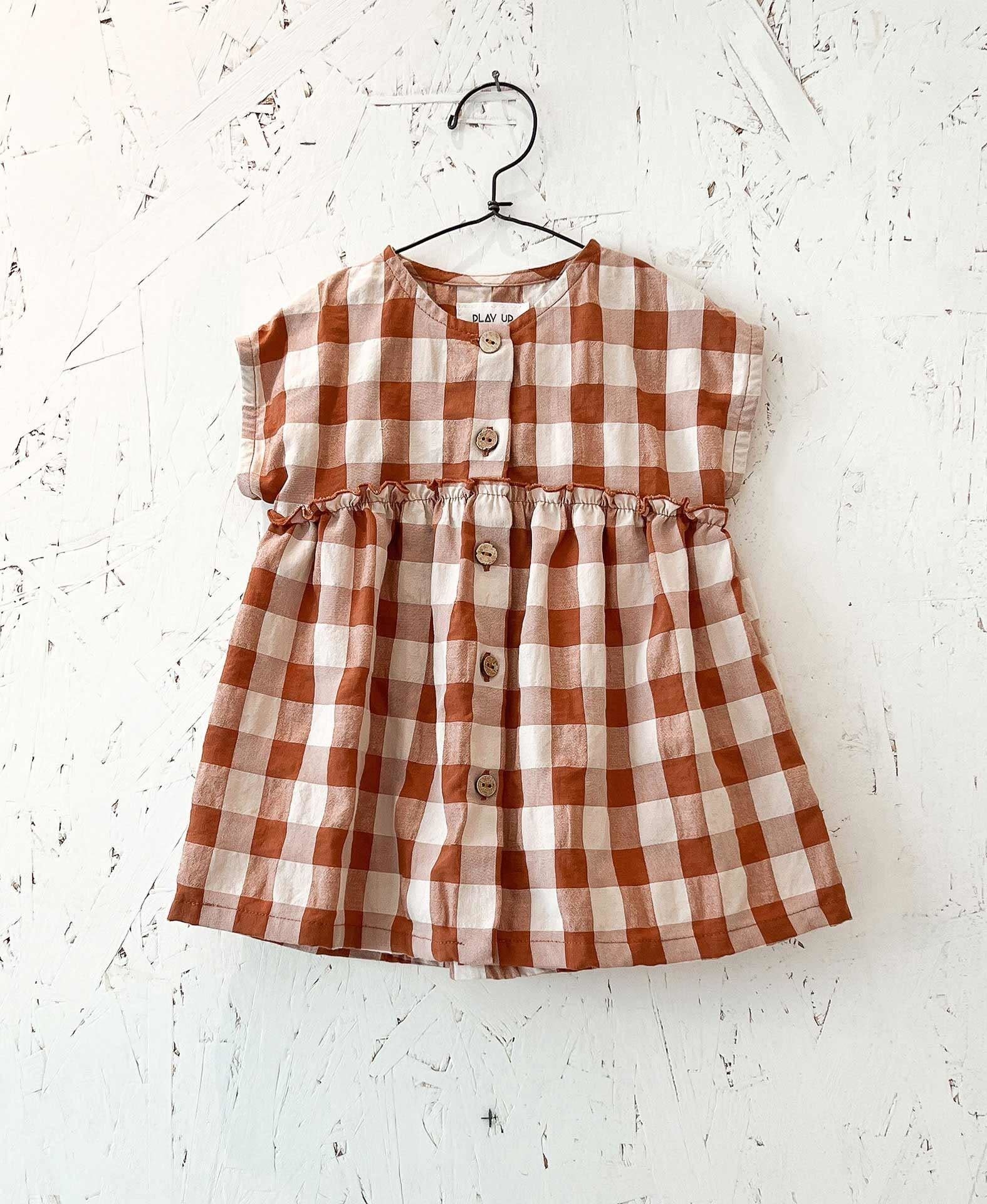 Play Up Vichy Woven Dress - Scent - Play Up