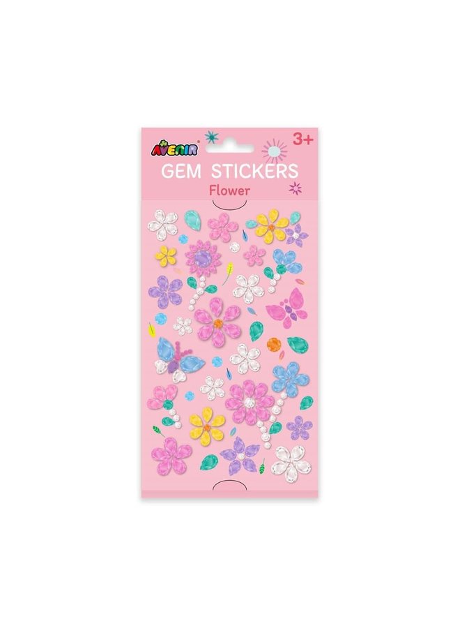 Gem Stickers - Flowers - Avenir