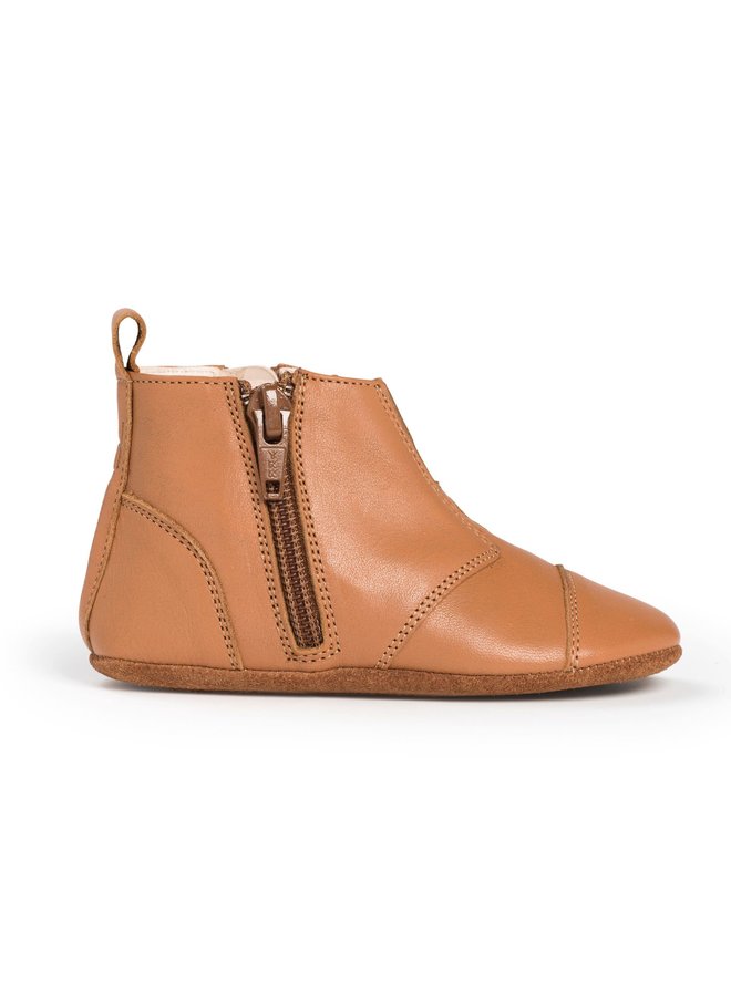 First Steps Shoe Cognac - Eco Leer - Dusq